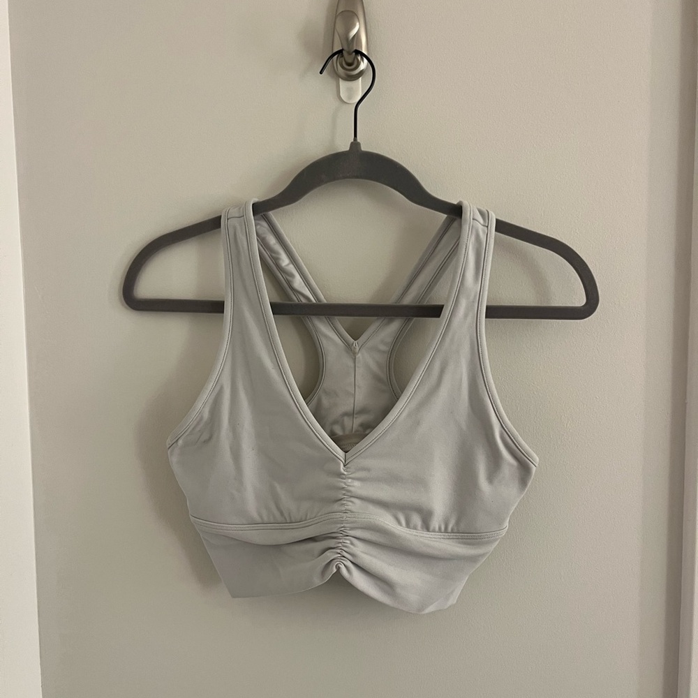 ALO Yoga Wild Thing Sports Bra (White)